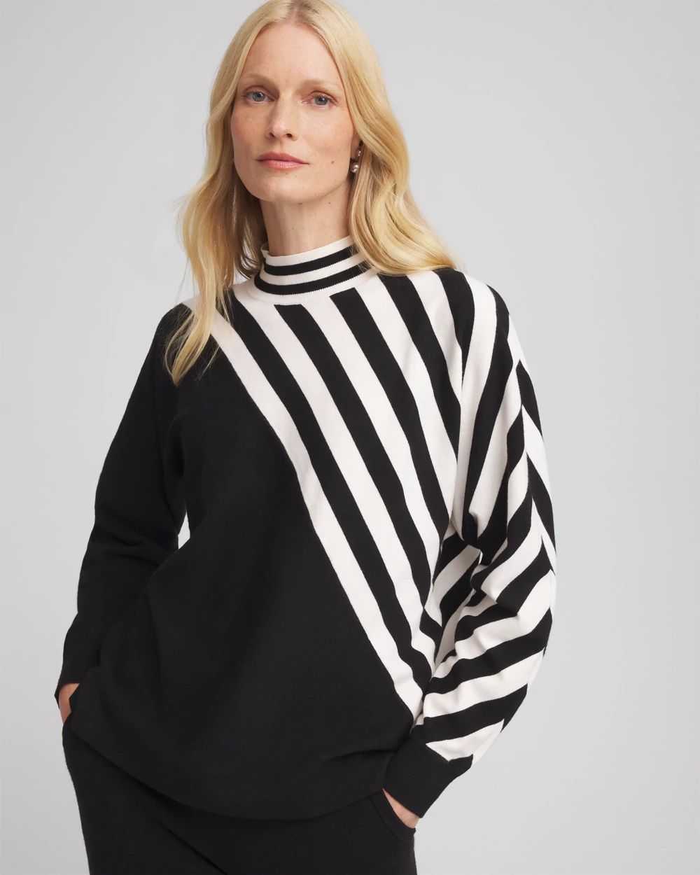 CHERFLY Womens Turtleneck Sweater Long Sleeve Knit Pullover